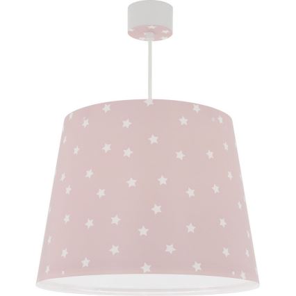 Dalber 82212S - Pendel til børn STAR LIGHT 1xE27/60W/230V pink