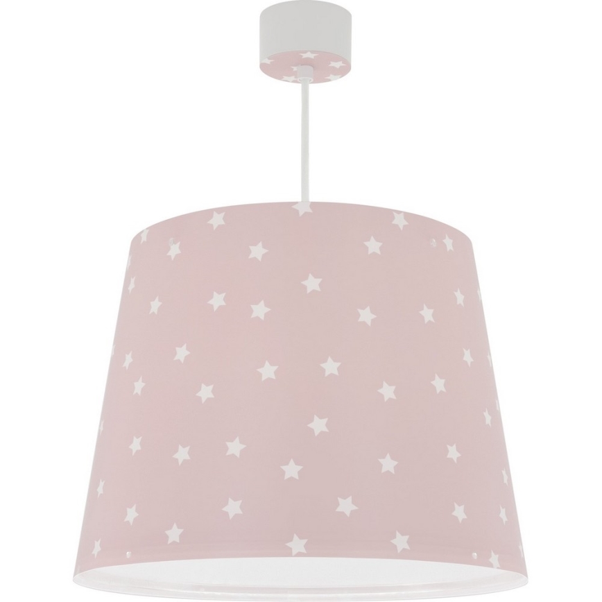 Dalber 82212S - Pendel til børn STAR LIGHT 1xE27/60W/230V pink