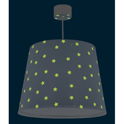 Dalber 82212T - Pendel til børn STAR LIGHT 1xE27/60W/230V blå