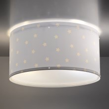 Dalber 82216T - Loftlampe til børn STAR LIGHT 2xE27/60W/230V blå