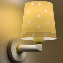 Dalber 82219A - Væglampe til børn STAR LIGHT 1xE27/60W/230V gul