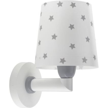 Dalber 82219B - Væglampe til børn STAR LIGHT 1xE27/60W/230V hvid