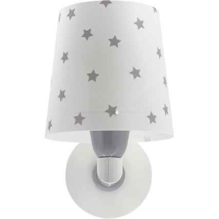 Dalber 82219B - Væglampe til børn STAR LIGHT 1xE27/60W/230V hvid