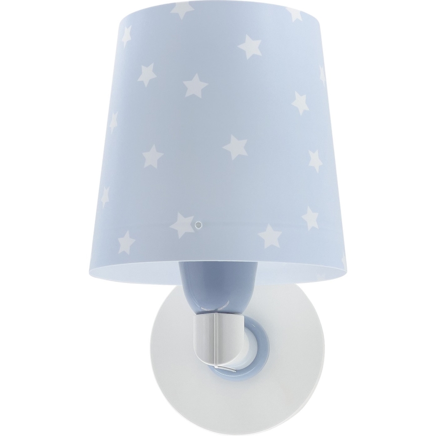Dalber 82219T - Væglampe til børn STAR LIGHT 1xE27/60W/230V blå