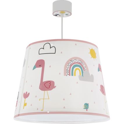 Dalber 82462 - Pendel til børn FLAMINGO 1xE27/15W/230V