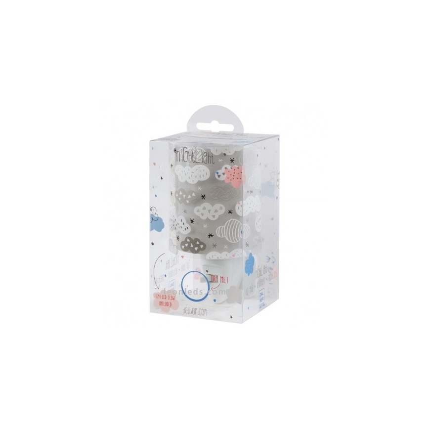 Dalber 91301 - Natlampe til børn BART 1xE14/10W/230V