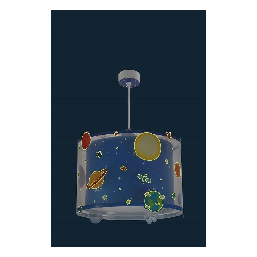 Dalber D-41342 - Pendel til børn PLANETS 1xE27/60W/230V