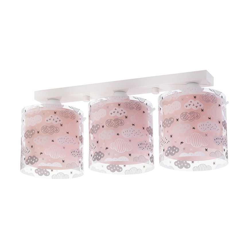 Dalber D-41413S - Loftslampe for børn CLOUDS 3xE27/60W/230V