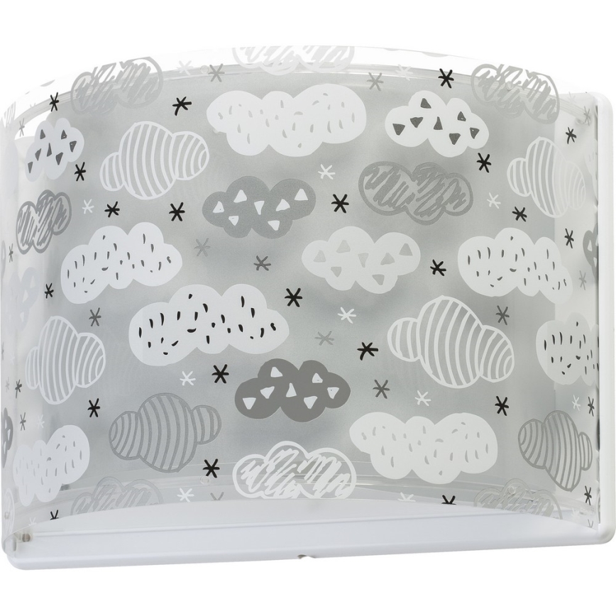 Dalber D-41418E - Væglampe for børn CLOUDS 1xE27/60W/230V