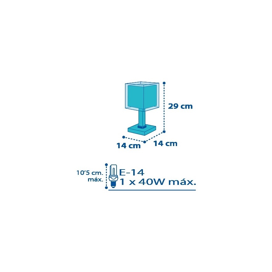 Dalber D-43421 - Lampe for børn PETIT MARIN 1xE14/40W/230V