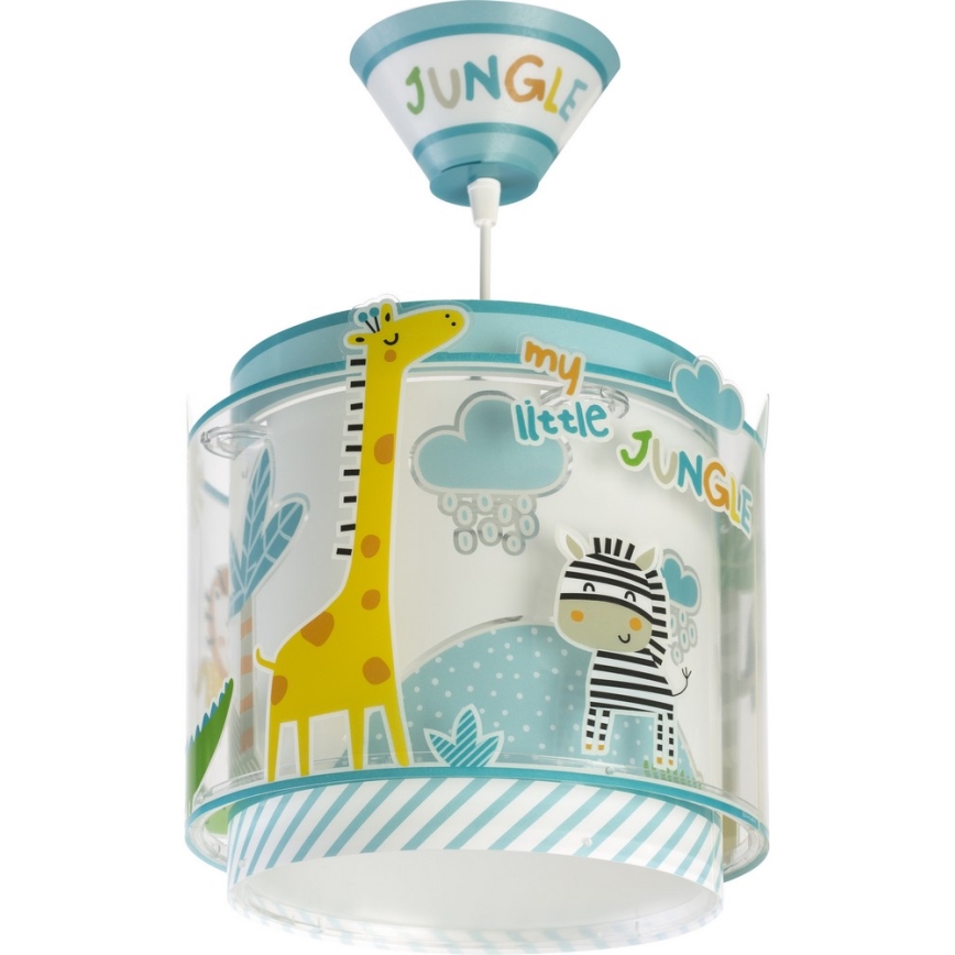 Dalber D-76112 - Lysekrone for børn MY LITTLE JUNGLE 1xE27/15W/230V