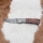 Damaskus kniv foldbar 8 cm ironwood