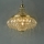 Där Lighting ASM0675 - Kædeophængt lysekrone ASMARA 6xE14/40W/230V messing