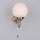 Där Lighting BAR0775 - Badeværelsesvæglampe BARCLAY 1xE14/40W/230V IP44 messing