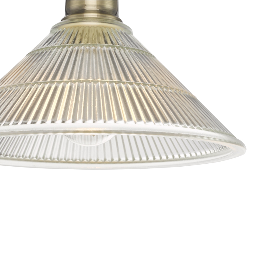 Där Lighting BOY0175 - Loftlampe BOYD 1xE27/60W/230V Ø 25 cm messing/klar