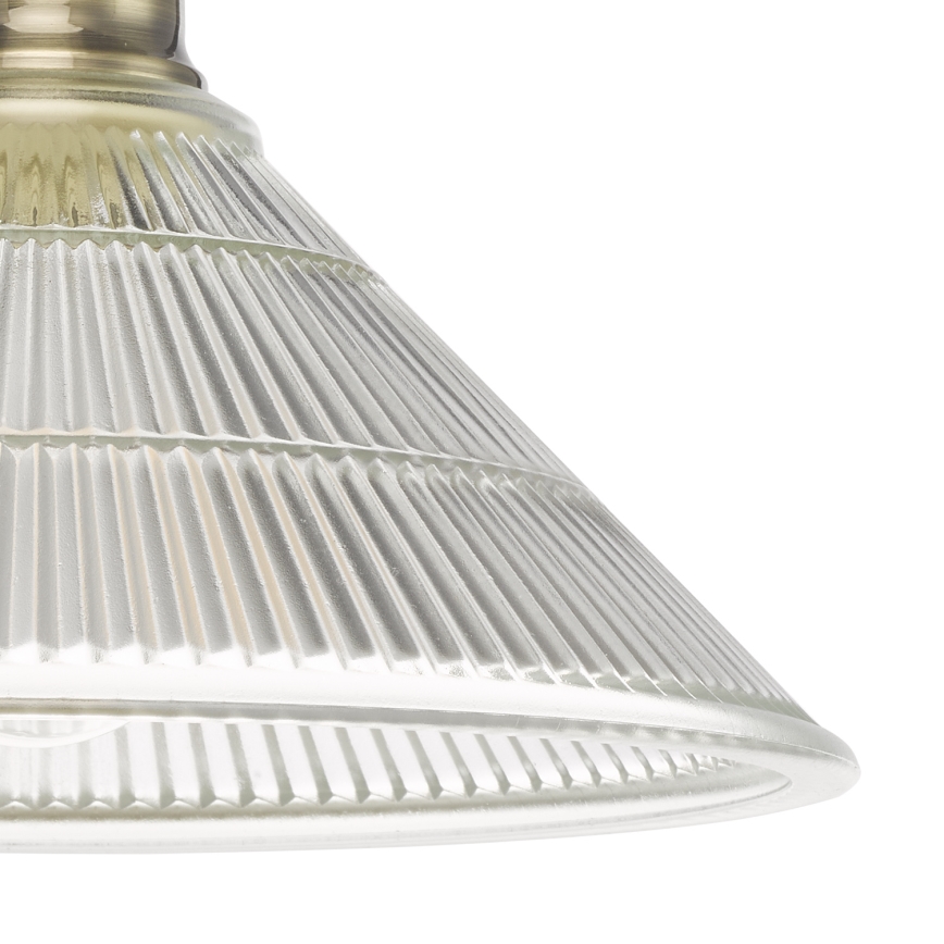 Där Lighting BOY0175 - Loftlampe BOYD 1xE27/60W/230V Ø 25 cm messing/klar