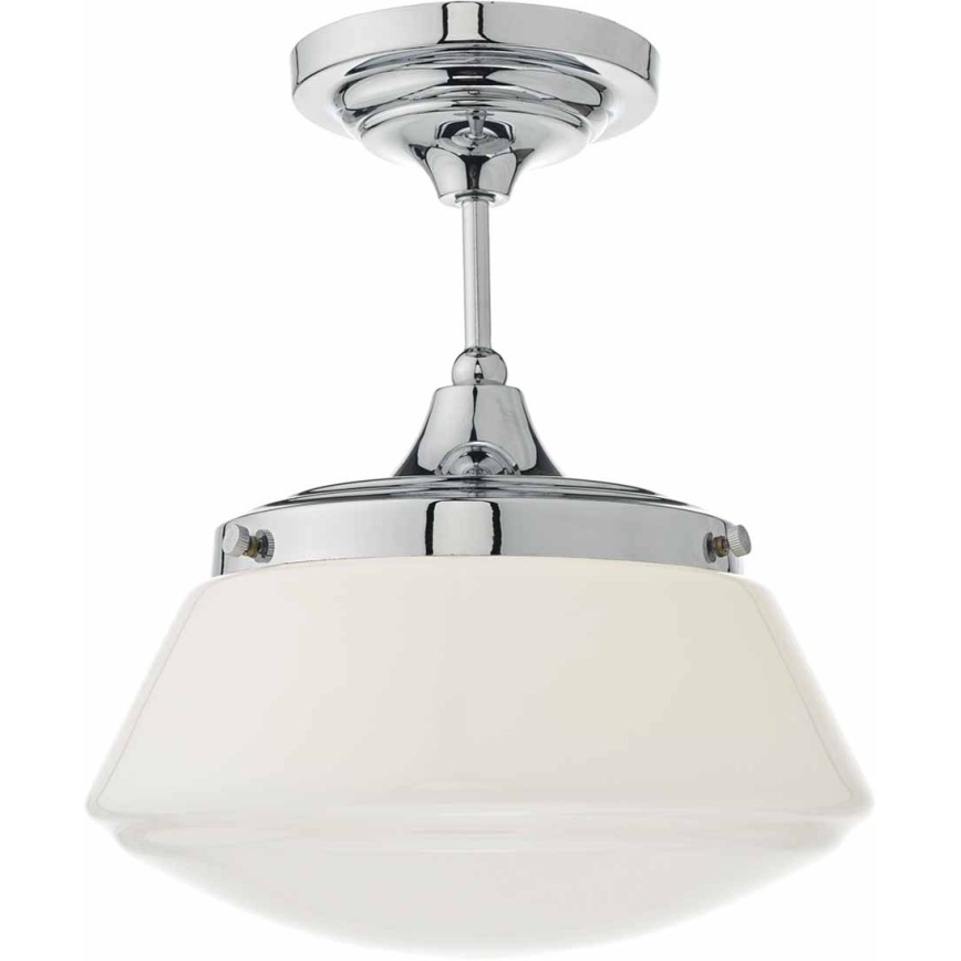 Där Lighting CAD0150 - Overflademonteret badeværelsesloftlampe CADEN 1xE27/60W/230V IP44 poleret krom