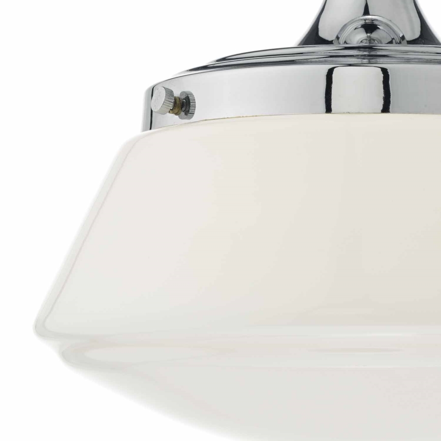 Där Lighting CAD0150 - Overflademonteret badeværelsesloftlampe CADEN 1xE27/60W/230V IP44 poleret krom