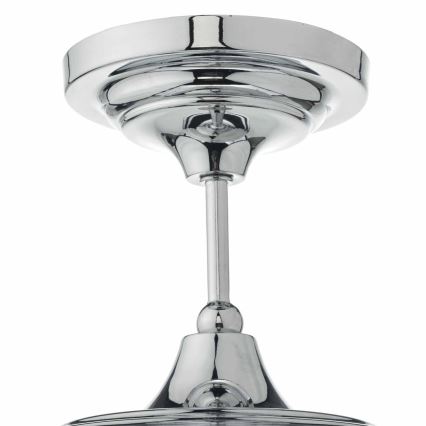 Där Lighting CAD0150 - Overflademonteret badeværelsesloftlampe CADEN 1xE27/60W/230V IP44 poleret krom