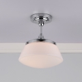 Där Lighting CAD0150 - Overflademonteret badeværelsesloftlampe CADEN 1xE27/60W/230V IP44 poleret krom