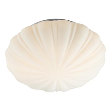 Där Lighting CAF502 - Badeværelsesloftlampe CAFE 1xE27/60W/230V Ø 27 cm IP44 hvid