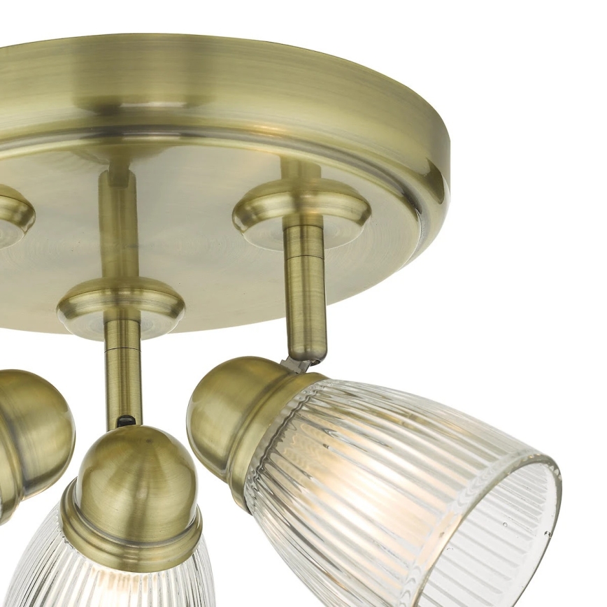 Där Lighting CED7675 - Badeværelses-spotlampe CEDRIC 3xG9/25W/230V IP44 messing