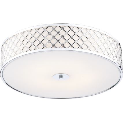 Där Lighting CIV5050 - Loftlampe CIVIC 5xE14/60W/230V Ø 50 cm blank krom