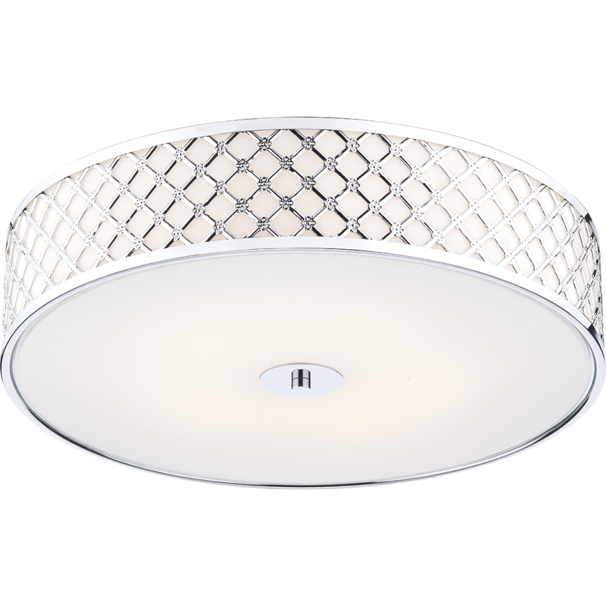 Där Lighting CIV5050 - Loftlampe CIVIC 5xE14/60W/230V Ø 50 cm blank krom