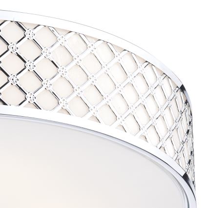 Där Lighting CIV5050 - Loftlampe CIVIC 5xE14/60W/230V Ø 50 cm blank krom