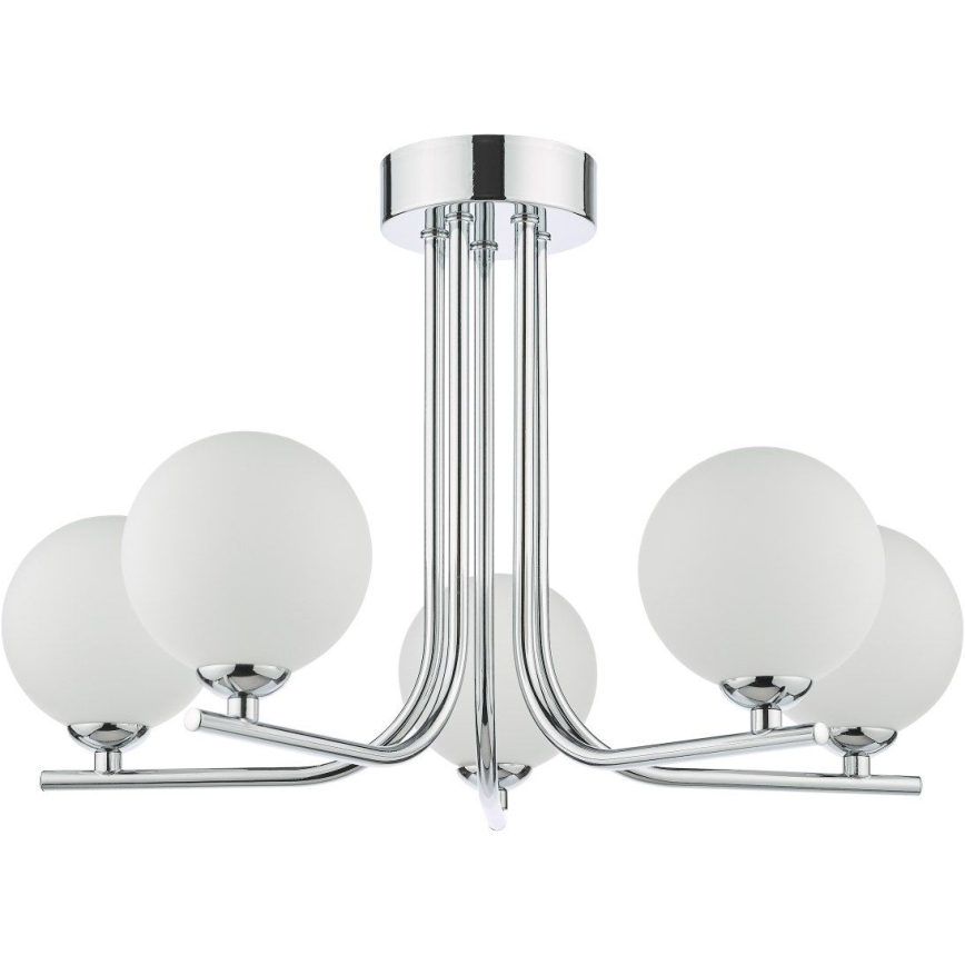 Där Lighting CRA5450-02 - Loftlampe på stang CRADLE 5xG9/25W/230V poleret krom