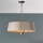 Där Lighting CRI0429 - Kædeophængt lysekrone CRISTIN 4xE14/40W/230V messing/taupe