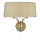 Där Lighting CRI0929 - Væglampe CRISTIN 2xE14/40W/230V messing/taupe