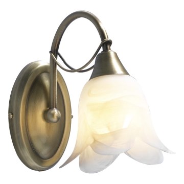 Där Lighting DOU0775 - DOUBLET væglampe 1xE14/40W/230V messing