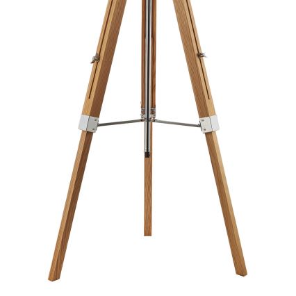 Där Lighting EAS4943 - Gulvlampe EASEL 1xE27/60W/230V brun
