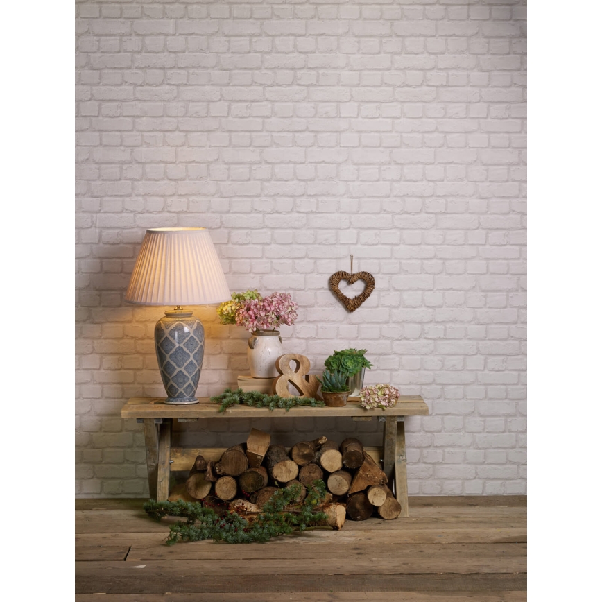 Där Lighting ELY4223 - Bordlampe ELY 1xE27/60W/230V blå