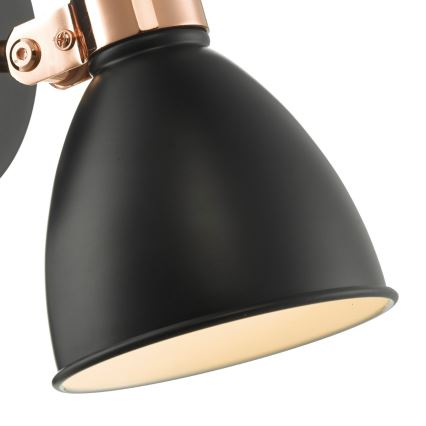 Där Lighting FRE0722 - Vægspot FREDERICK 1xE14/40W/230V sort