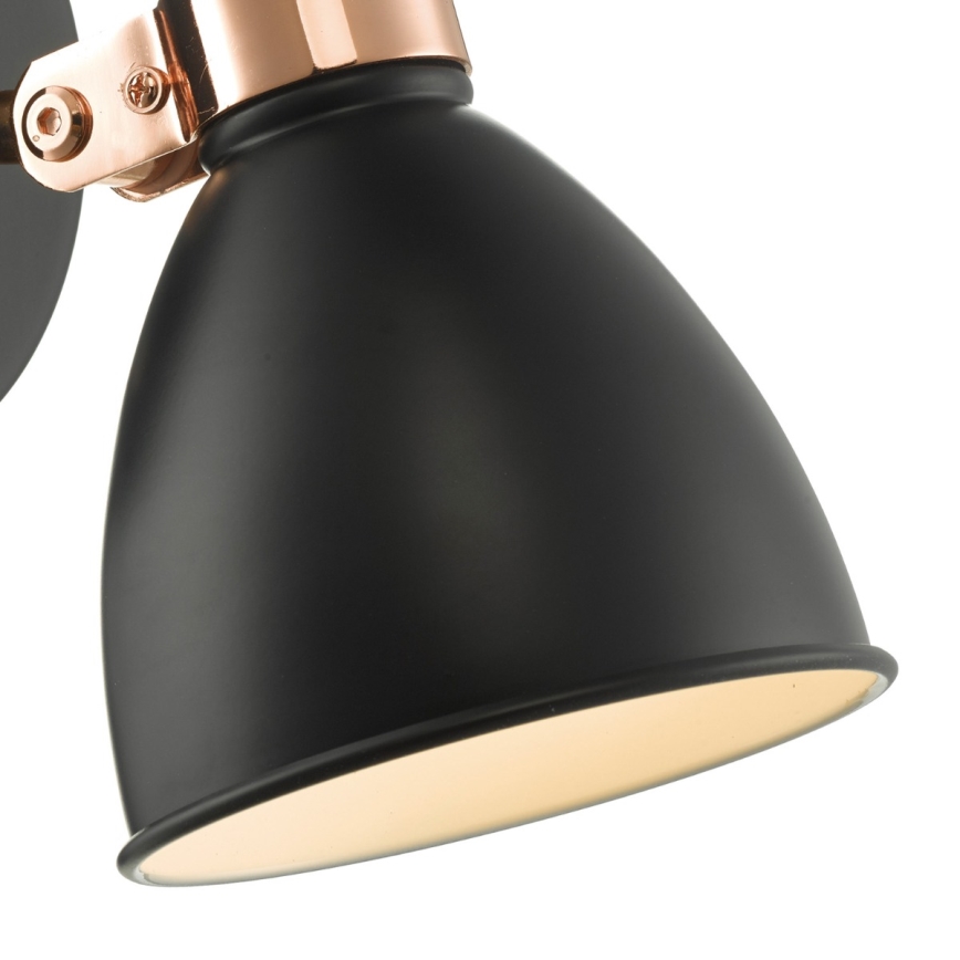 Där Lighting FRE0722 - Vægspot FREDERICK 1xE14/40W/230V sort