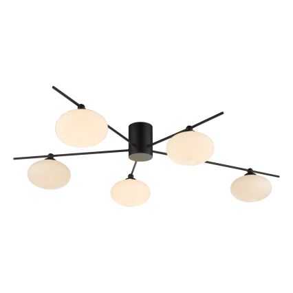 Där Lighting JAS5422 - Overflademonteret lysekrone JASPER 5xG9/25W/230V sort