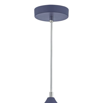 Där Lighting KAE0123 - Pendel på kabel KAELAN 1xE27/60W/230V blå