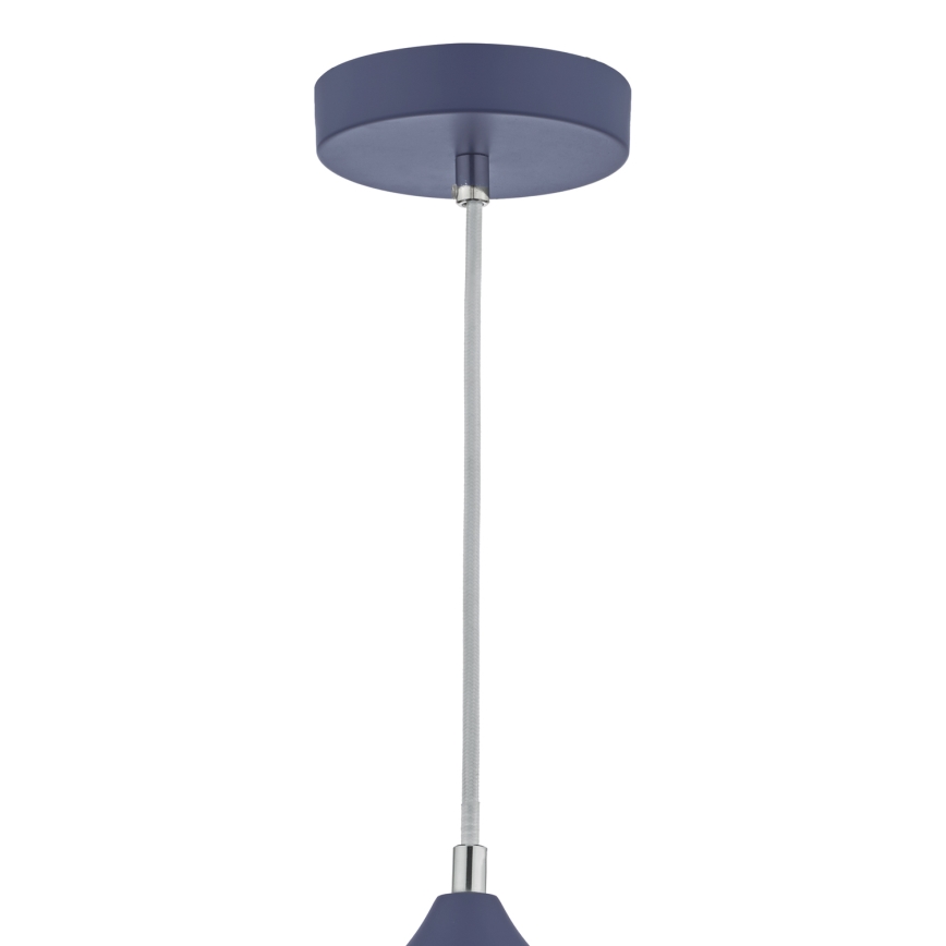 Där Lighting KAE0123 - Pendel på kabel KAELAN 1xE27/60W/230V blå