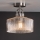 Där Lighting LEN4846 - Overflademonteret loftlampe LENKA 1xE27/60W/230V mat krom