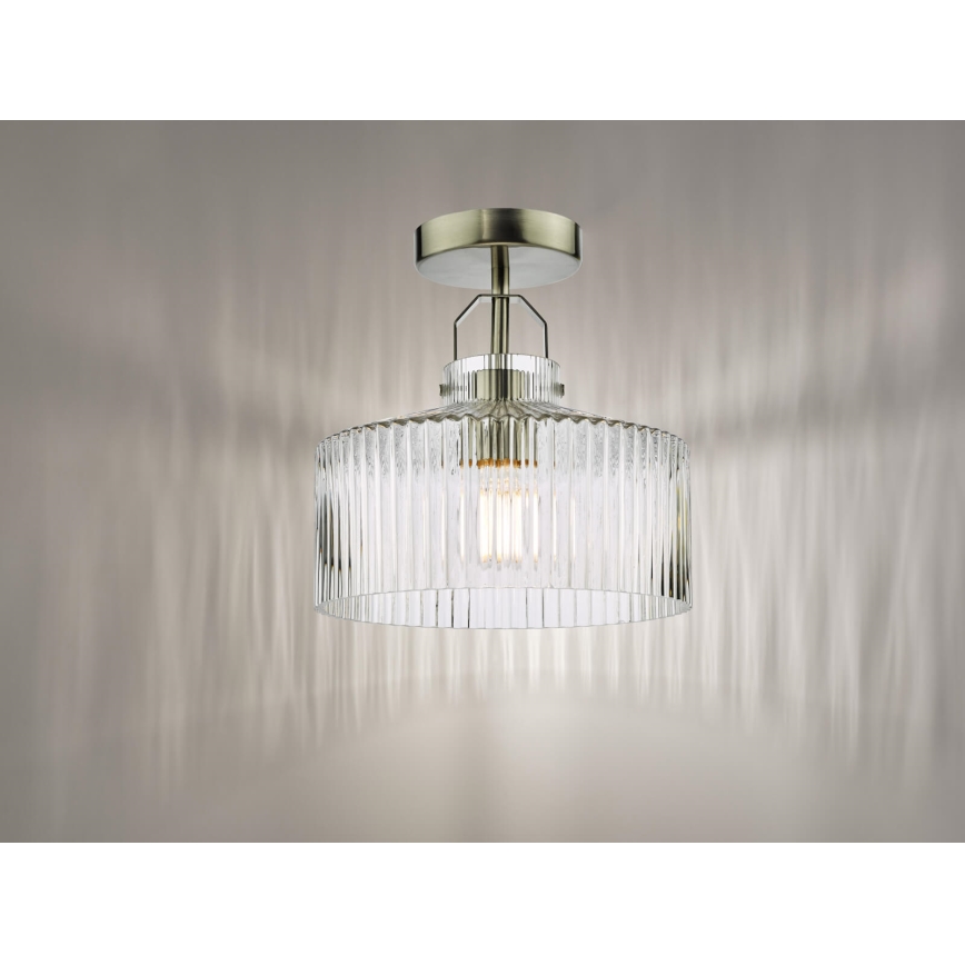 Där Lighting LEN4846 - Overflademonteret loftlampe LENKA 1xE27/60W/230V mat krom