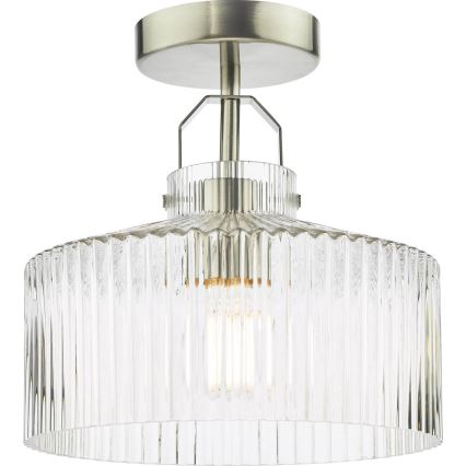 Där Lighting LEN4846 - Overflademonteret loftlampe LENKA 1xE27/60W/230V mat krom