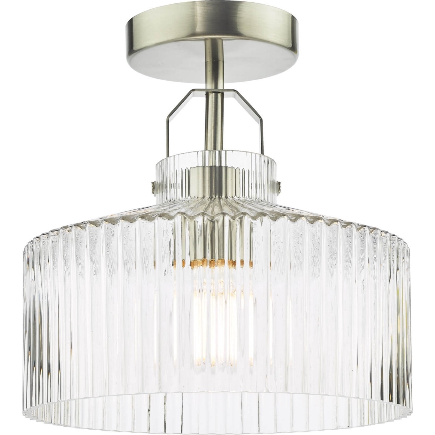 Där Lighting LEN4846 - Overflademonteret loftlampe LENKA 1xE27/60W/230V mat krom