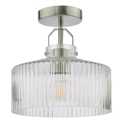 Där Lighting LEN4846 - Overflademonteret loftlampe LENKA 1xE27/60W/230V mat krom