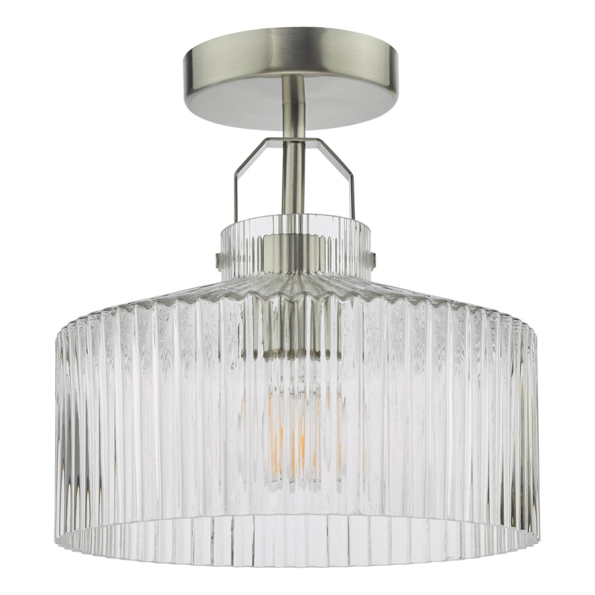 Där Lighting LEN4846 - Overflademonteret loftlampe LENKA 1xE27/60W/230V mat krom