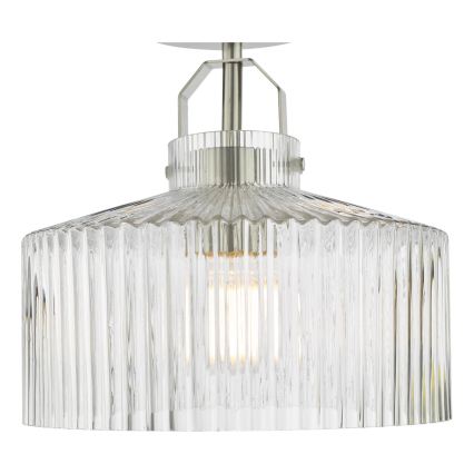 Där Lighting LEN4846 - Overflademonteret loftlampe LENKA 1xE27/60W/230V mat krom