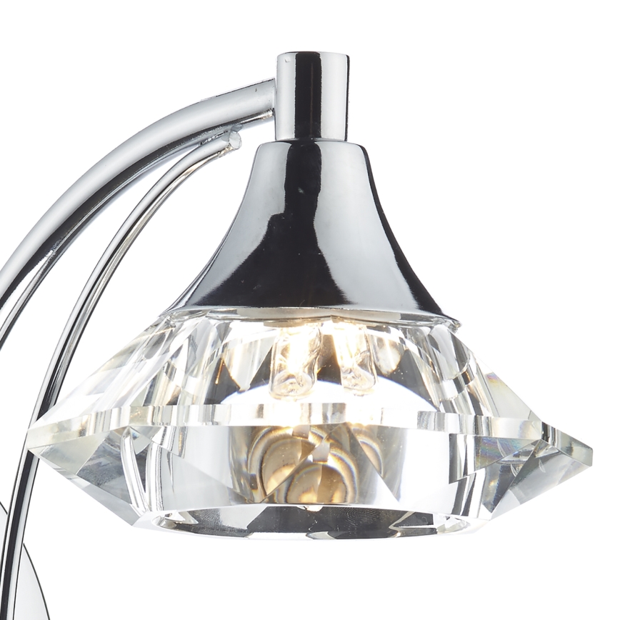 Där Lighting LUT0750 - Væglampe LUTHER 1xG9/40W/230V blank krom