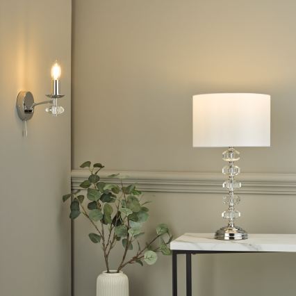 Där Lighting OLE0750 - Væglampe OLEANA 1xE14/40W/230V poleret krom