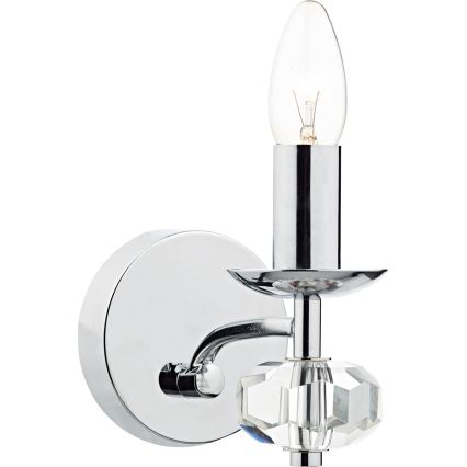 Där Lighting OLE0750 - Væglampe OLEANA 1xE14/40W/230V poleret krom